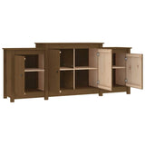 vidaXL Dressoir 164x37x68 cm massief grenenhout