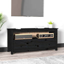 vidaXL Tv-meubel 114x35x52 cm massief grenenhout