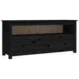 vidaXL Tv-meubel 114x35x52 cm massief grenenhout