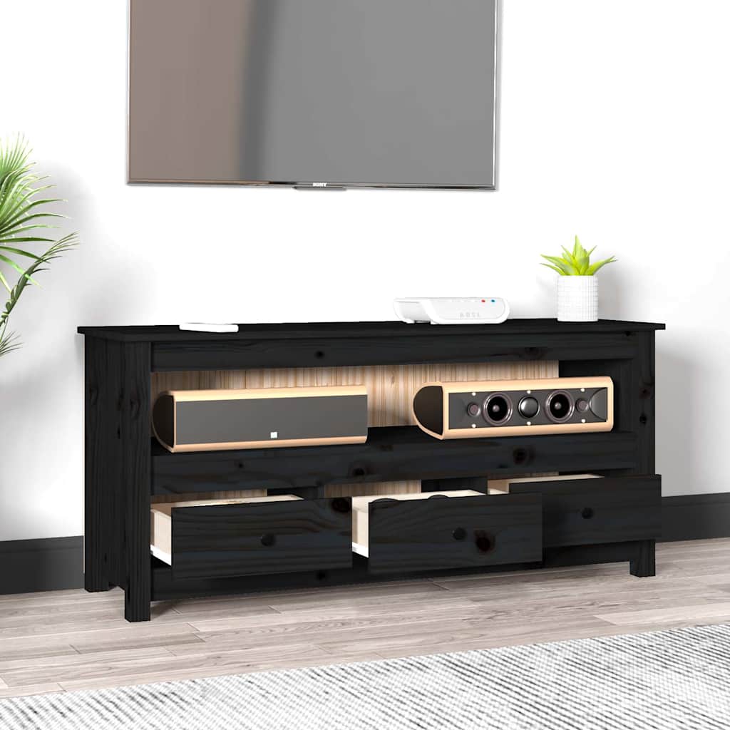 vidaXL Tv-meubel 114x35x52 cm massief grenenhout