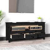 vidaXL Tv-meubel 114x35x52 cm massief grenenhout