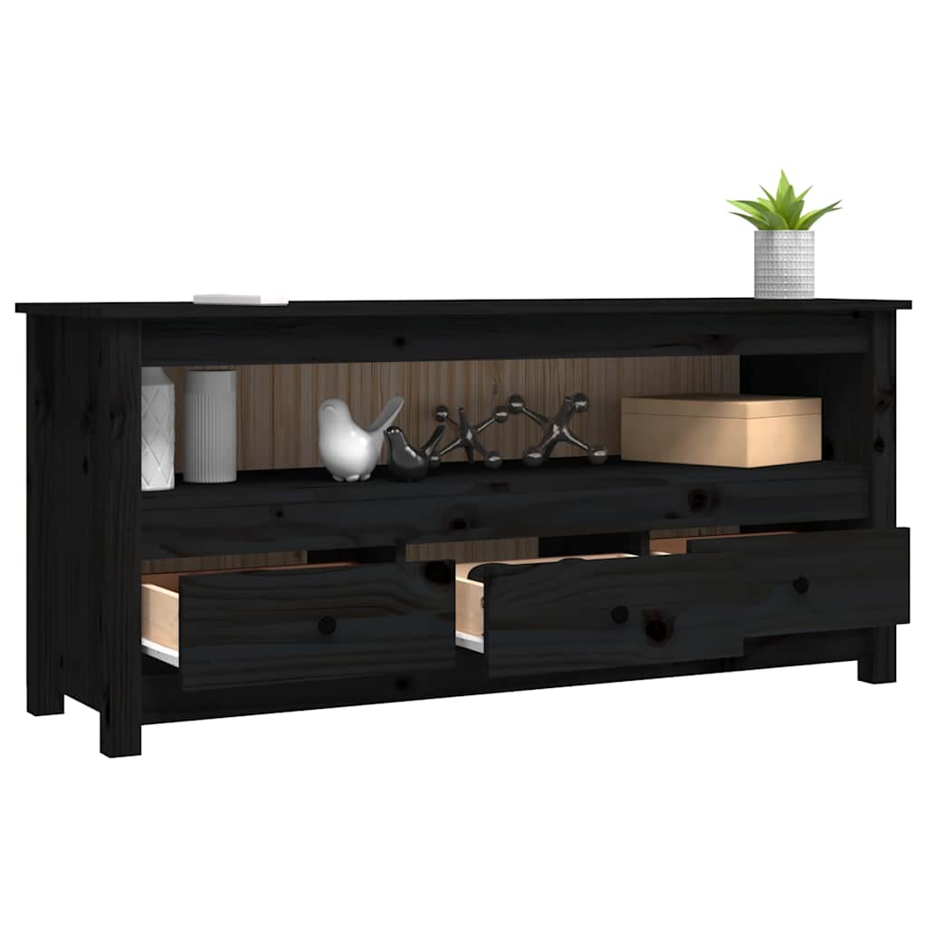 vidaXL Tv-meubel 114x35x52 cm massief grenenhout