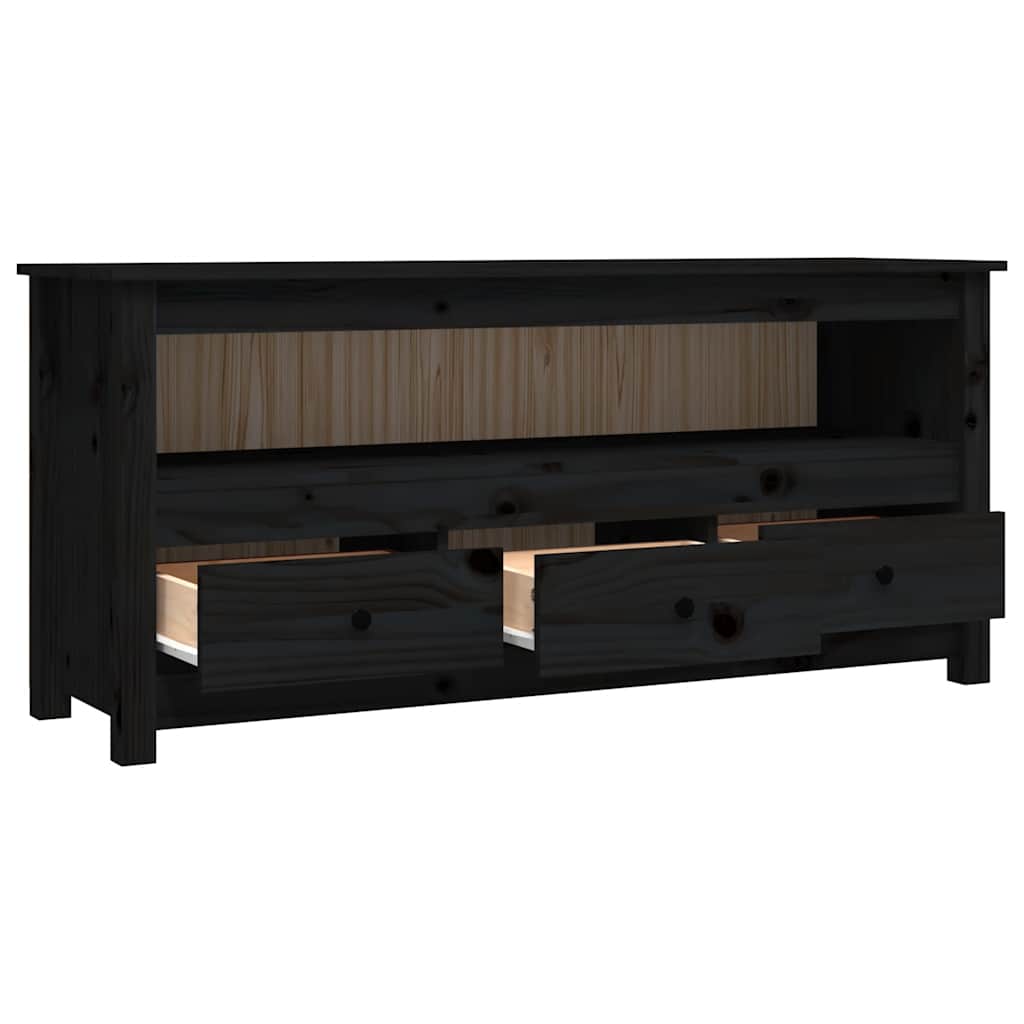 vidaXL Tv-meubel 114x35x52 cm massief grenenhout