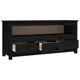 vidaXL Tv-meubel 114x35x52 cm massief grenenhout