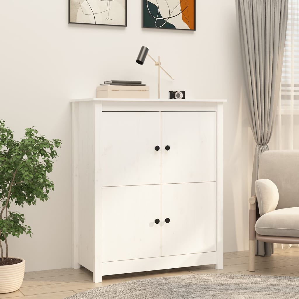 vidaXL Dressoir 83x41,5x100 cm massief grenenhout