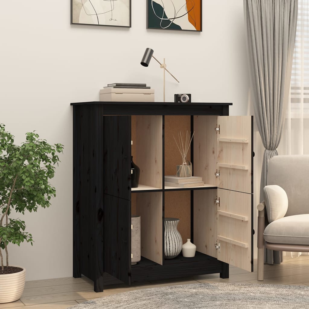 vidaXL Dressoir 83x41,5x100 cm massief grenenhout