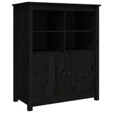 vidaXL Dressoir 83x41,5x100 cm massief grenenhout grijs
