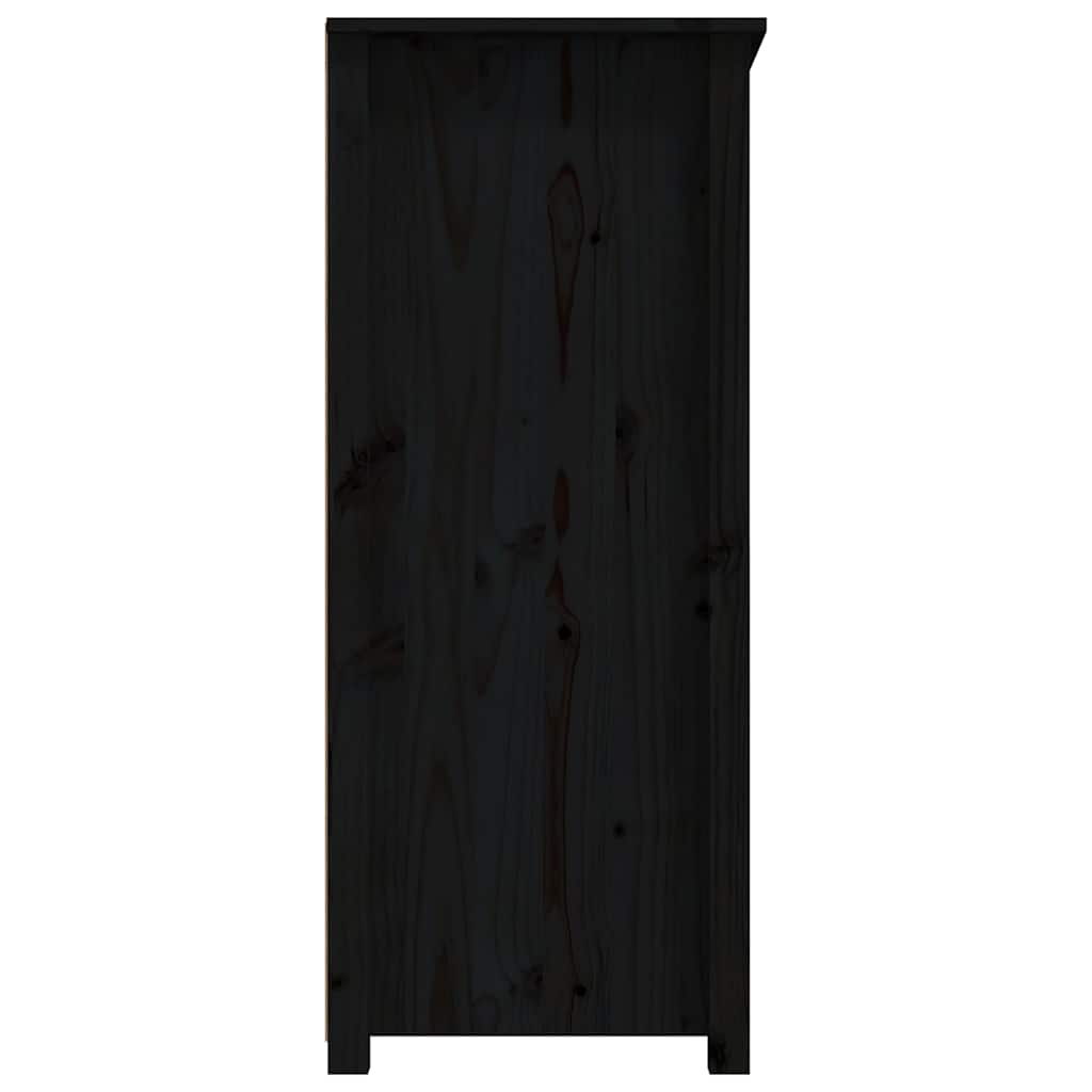 vidaXL Dressoir 83x41,5x100 cm massief grenenhout grijs
