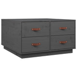 vidaXL Salontafel 80x80x45 cm massief grenenhout