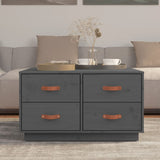 vidaXL Salontafel 80x80x45 cm massief grenenhout
