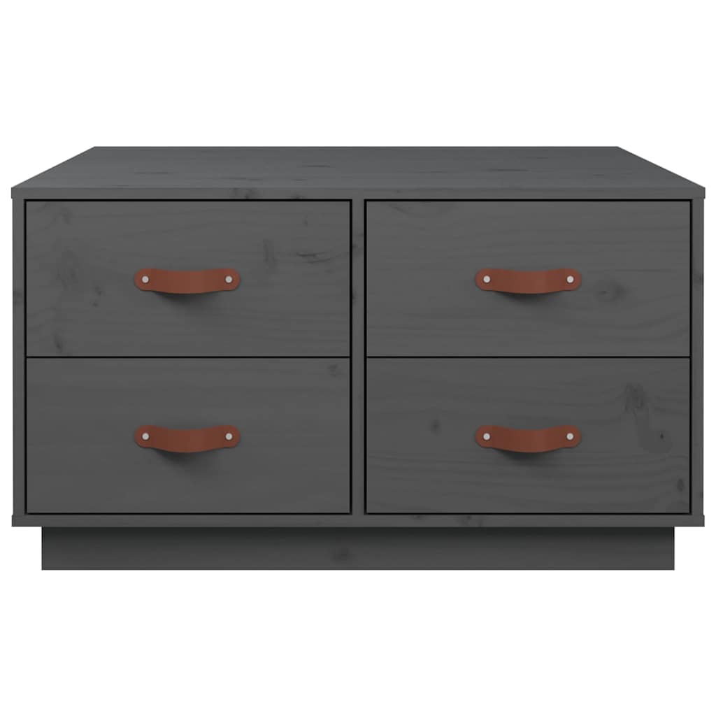 vidaXL Salontafel 80x80x45 cm massief grenenhout