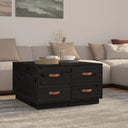 vidaXL Salontafel 80x80x45 cm massief grenenhout