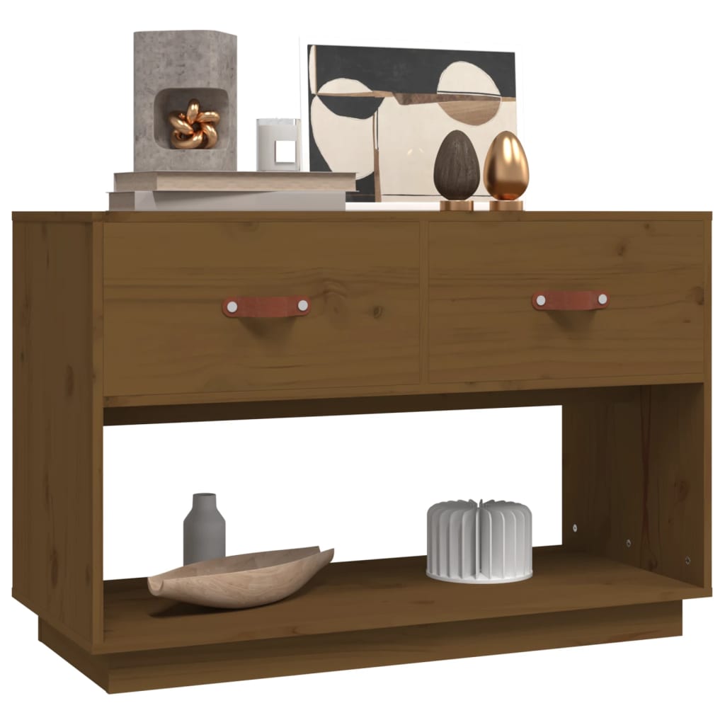 vidaXL Tv-meubel 90x40x60 cm massief grenenhout