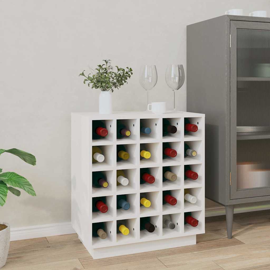 vidaXL Wijnkast 55,5x34x61 cm massief grenenhout
