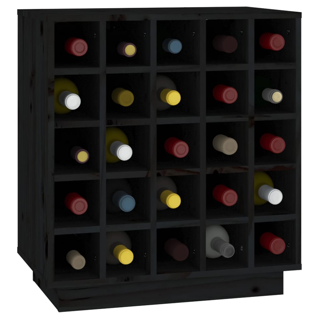 vidaXL Wijnkast 55,5x34x61 cm massief grenenhout