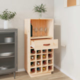 vidaXL Wijnkast 45x34x100 cm massief grenenhout