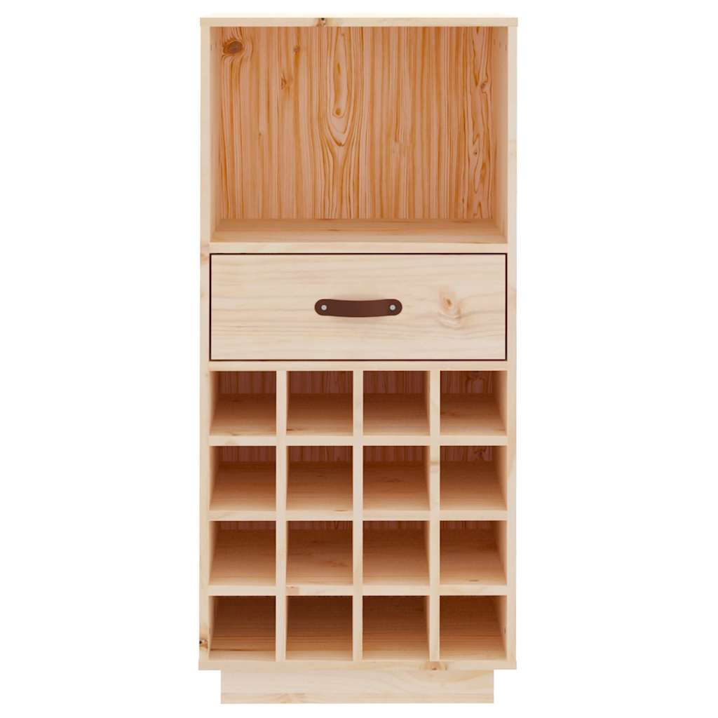 vidaXL Wijnkast 45x34x100 cm massief grenenhout