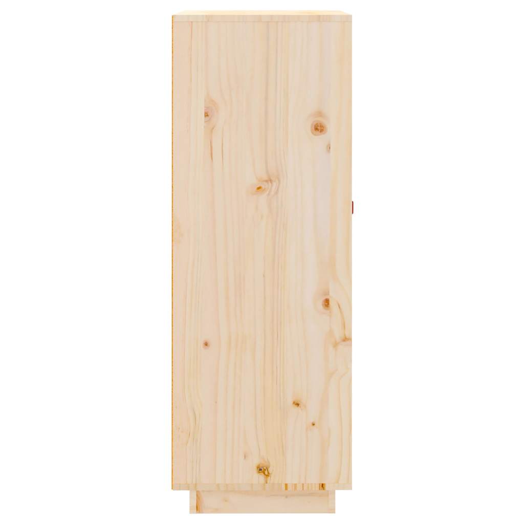 vidaXL Wijnkast 45x34x100 cm massief grenenhout