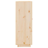 vidaXL Wijnkast 45x34x100 cm massief grenenhout