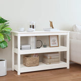 vidaXL Console Table 110x40x74 cm Solid Pine Wood