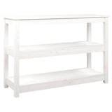 vidaXL Console Table 110x40x74 cm Solid Pine Wood