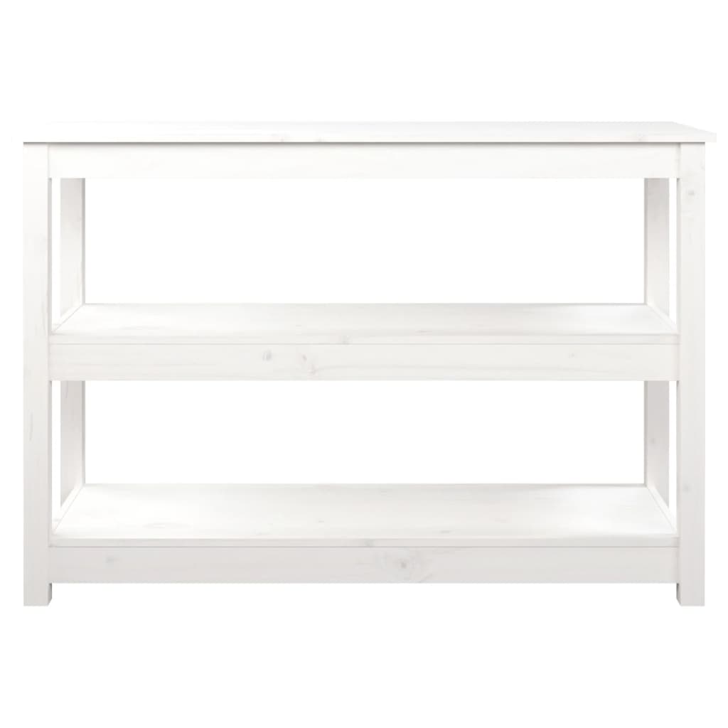 vidaXL Console Table 110x40x74 cm Solid Pine Wood