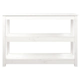 vidaXL Console Table 110x40x74 cm Solid Pine Wood