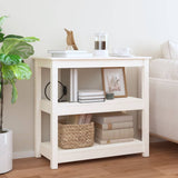 vidaXL Console Table 110x40x74 cm Solid Pine Wood