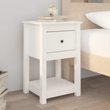 vidaXL Nachtkastjes 2 st 40x35x61,5 cm massief grenenhout