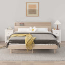 vidaXL Nachtkastjes 2 st 40x35x61,5 cm massief grenenhout