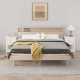 vidaXL Nachtkastjes 2 st 40x35x61,5 cm massief grenenhout