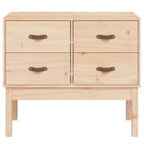 vidaXL Wandkast 90x40x78 cm massief grenenhout
