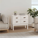 vidaXL Wandkast 90x40x78 cm massief grenenhout