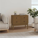 vidaXL Wandkast 90x40x78 cm massief grenenhout