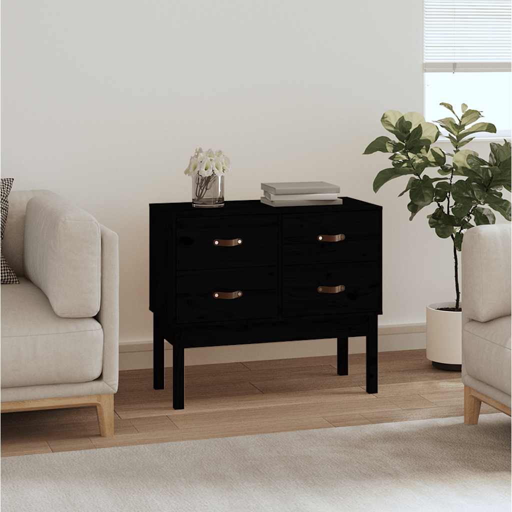 vidaXL Wandkast 90x40x78 cm massief grenenhout