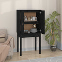 vidaXL Tall Cabinet 60x40x120 cm Solid Pine White