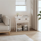 vidaXL Console Table 76.5x40x75 cm Solid Pine Wood