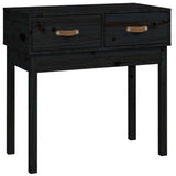 vidaXL Console Table 76.5x40x75 cm Solid Pine Wood