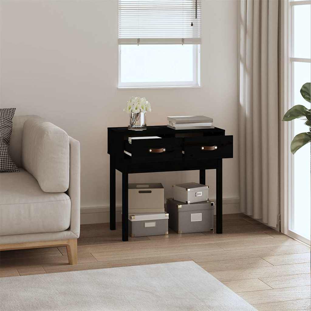 vidaXL Console Table 76.5x40x75 cm Solid Pine Wood