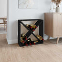 vidaXL Wijnkast 56x25x56 cm massief grenenhout
