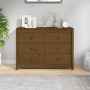 vidaXL Dressoir 100x40x72 cm massief grenenhout
