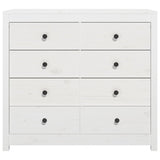 vidaXL Dressoir 100x40x72 cm massief grenenhout