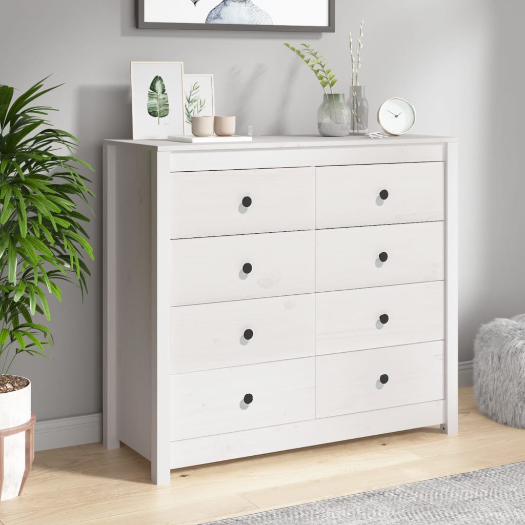 vidaXL Dressoir 100x40x72 cm massief grenenhout