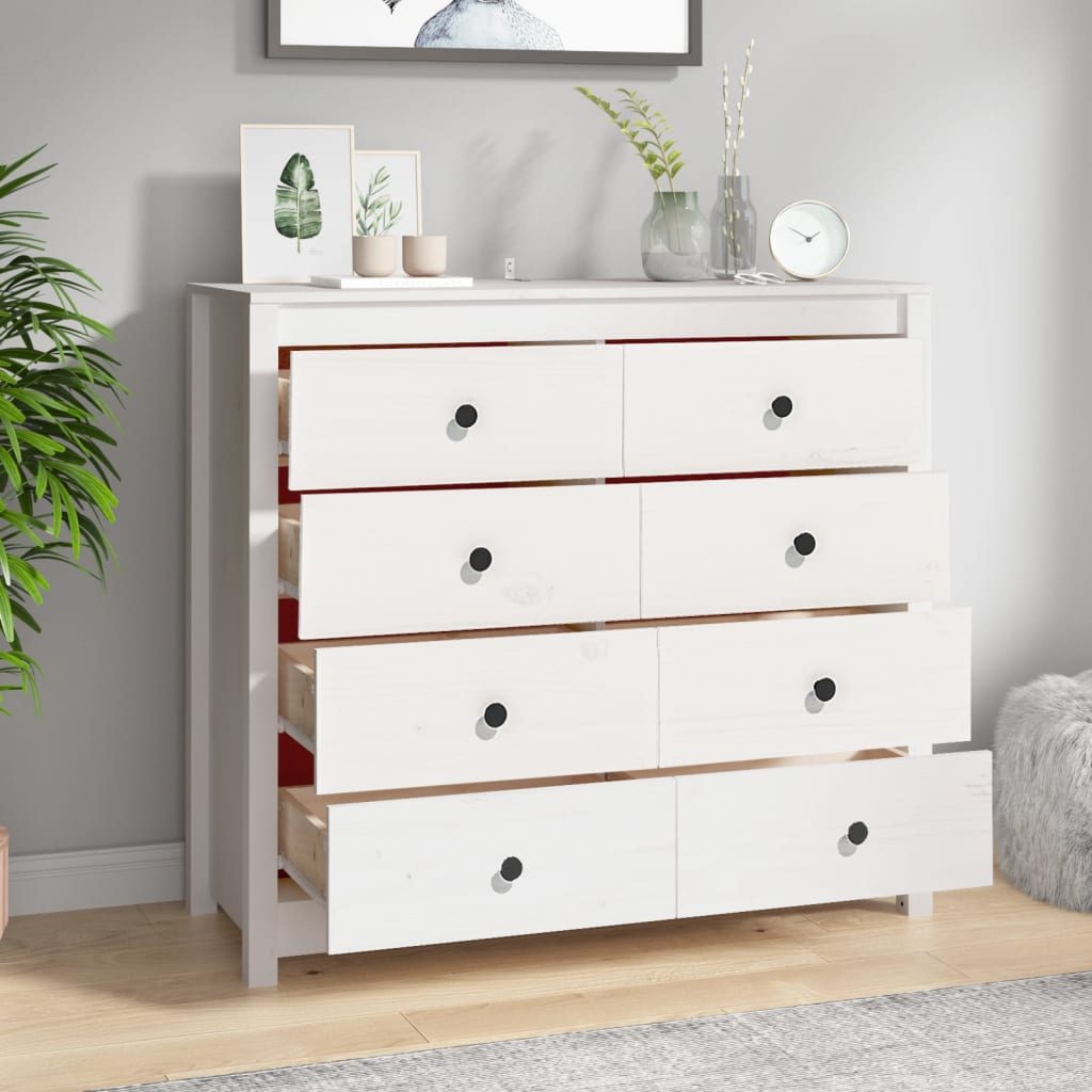 vidaXL Dressoir 100x40x72 cm massief grenenhout