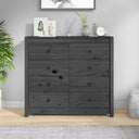 vidaXL Dressoir 100x40x72 cm massief grenenhout
