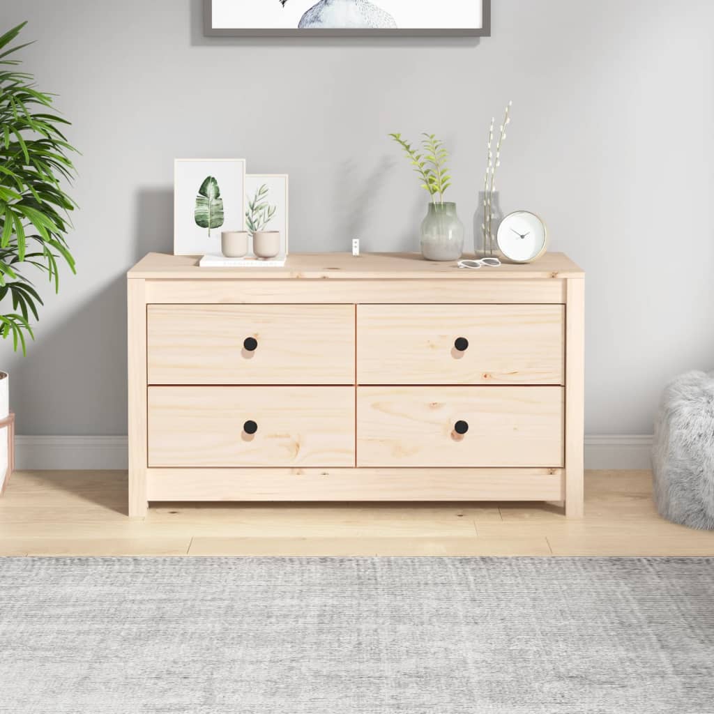 vidaXL Dressoir 100x40x72 cm massief grenenhout