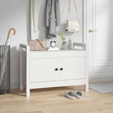 vidaXL Halbankje 80x40x60 cm massief grenenhout