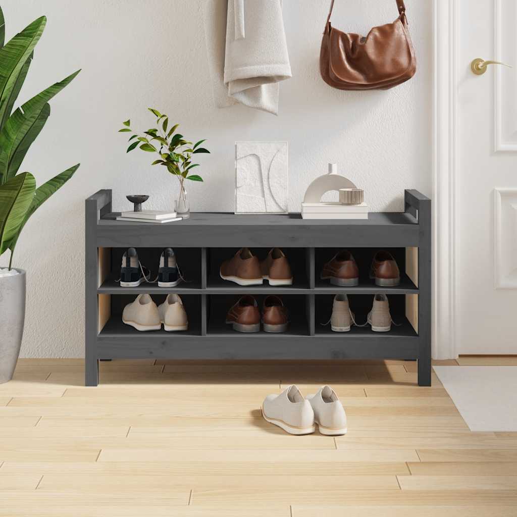 vidaXL Halbankje 80x40x60 cm massief grenenhout
