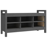 vidaXL Halbankje 80x40x60 cm massief grenenhout