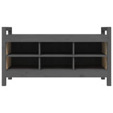 vidaXL Halbankje 80x40x60 cm massief grenenhout